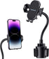 Lopnord Car Phone Holder Mount Cup Holder, Phone Mount for Car Compatible with iPhone 15 14 Pro Max/Samsung Galaxy S24 S23 S22 Ultra, Cell Phone H...