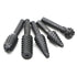 JIUWU 10pcs Black 6.35mm Shank Twist Rotary Burr Drill Bits Wood Carving File Rasp Die Grinder DIY Woodworking Chisel Rotating Embossed Grinding H...