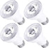 Par20 Led Bulbs 3000K Warm White Dimmable Flood 7W(50W Halogen Equivalent) E26 40 Degree Spot Light for Indoor Track Recessed Lighting 4-Pack...