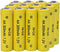 FULIN 12 Packs 1.2V AA 300mAh Ni-Cd Rechargable Batteries for Solar Lights,Lawn Landscape Lighting(AA Size)...