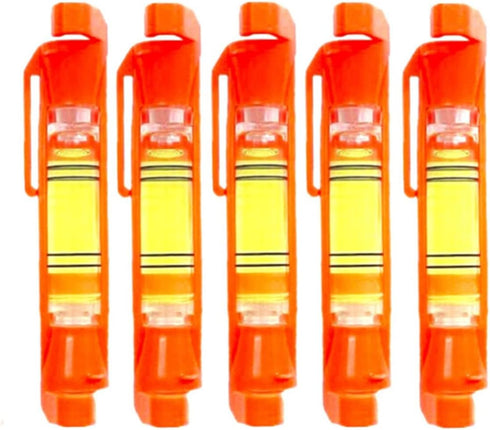 5Pcs String Line Level Hanging Line Bubble Levels for Measuring Building Trades, Surveying, Engineering (Red)...