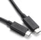 Oyen Digital USB-C USB4 Cable (40Gbps), 1ft (0.3M), 8K Video, 240W Charging...