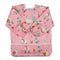Baby Bib Sleeved Shirt With Pocket 1-3 years Toddler Painting Girls (Pink Alpaca)...