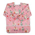 Baby Bib Sleeved Shirt With Pocket 1-3 years Toddler Painting Girls (Pink Alpaca)...
