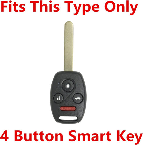 Rpkey Silicone Keyless Entry Remote Control Key Fob Cover Case protector Replacement Fit For Honda Accord Accord Crosstour CR-V Civic Element Pilo...
