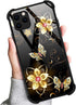 DJSOK Compatible with iPhone 12 Pro Max Case?Design Pattern Back Bumper Anti Scratch Reinforced Corners Soft TPU Caver,Cases for Men Women-Golden ...