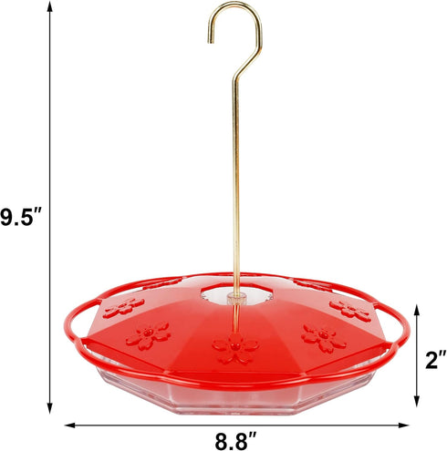 Juegoal 16 oz Hanging Hummingbird Feeder (16 oz)...