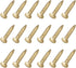 Small Nails (1.2x8mm) 50pcs, Brass Tiny Hardware Nails - for Household Woodworking, Brass Tone...
