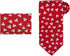 Dan Smith Dark Red,Beige Tie For Party Neck Ties Pocket Squares Set Red Cotton Birthday Custom C.C.N.B.034 Paisley...