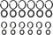 1/2"" & 3/8"" Impact Wrench Retainer rings with O-ring Fit for Electric Wrench/Pneumatic Wrench, Impact Wrench Tool Parts and Accessories (6+6/Set...