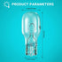 Riakrum T5 Landscape Light Bulbs 12 Volt 4 Watt Landscape Bulbs Low Voltage Landscape Lighting Bulbs Base Light Bulb for Replacement Outdoor Garde...