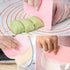 Dough Bowl Scraper Silicon Pastry Scrapers Home Kitchen Food Grade PE Backing Dough Blenders Hard Cutter for Cooking Bread Cake Mixing Pastry Doug...