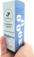 90 Toothpaste Tablets in Refill/Recycle Glass Tube - for Travel and Daily Home Office Use - Nano Hydroxyapatite, Fluoride-Free, Vegan (Blueberry90...