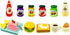 68 Piece Doll House Kitchen Accessory Sets Play Burger Bun Cake Milk Egg Cookies Jam Coffee and More Micro Foods Pretend Toys Kitchen Dress up...