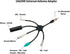 SCOSCHE Multi-Vehicle All-In-One Antenna Adapter UAA3...