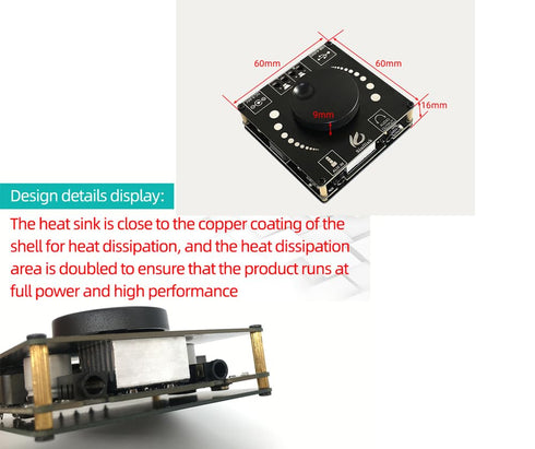 AP50H TPA3116D2 Bluetooth 5.0 Digital Power Amplifier Board AUX 2X 50W Speaker Stereo Audio AMP Module Home Music Input DC12-24V...