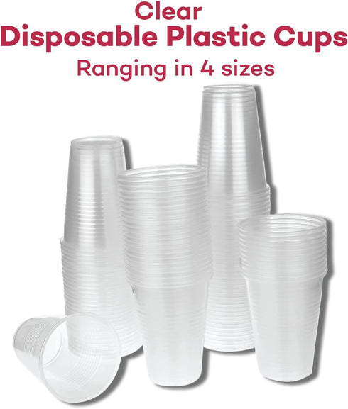 Dealmed 3 oz. Disposable Plastic Cups – 100% Recyclable Cups for Doctor's Offices, School Nurse's, Hospitals, at Home and More (Pack of 100)...