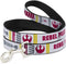Star Wars Pet Leash, Dog Leash, Star Wars Rebel Pilot Rebel Alliance Insignia X Wing Fighter, 4 Feet Long 1.0 Inch Wide...