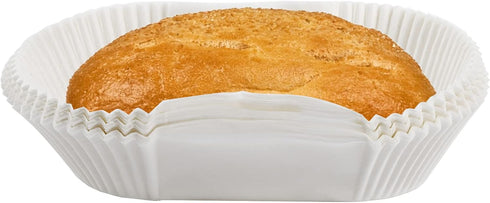 DEAYOU 80 PCS Bread Baking Liners, Baking Cups for Cakes, Snacks, Cupcakes, Weddings, Parties, White...