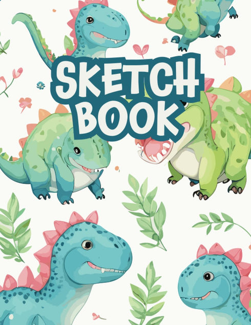 Sketchbook: Drawing Pad For Kids, Blank Paper Sketch Book for Drawing Practice, Sketchbook For Kids 9-12 (Size 8.5 x 11), Drawing Notebok with Din...