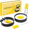 Round Egg Maker Ring 2 Pack, Nonstick Egg Rings for Frying Eggs and English Muffins, Egg Shaper for Frying Pan Cooking, Egg Molds for Griddle, Egg...