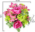 Admired By Nature Spring Bush Artificial Hydrangea Flowers, Orchid...