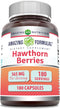 Amazing Formulas Hawthorn Berries Supplement | 565 Mg | 180 Capsules | Non-GMO | Gluten-Free | Made in USA...