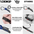 Upgraded Strap Wrench Set, 2pcs Adjustable Rubber Strap Wrench, Oil Filter Strap Wrench, Max Diameter 4" and 6", Strap Wrench Plumbing with Reinfo...