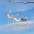 Artilady Moon Crystal Suncacher - Suncatchers for Windows Hanging Crystals and Healing Stones Dream Catcher Moon Wind Chimes Garden Outdoor Decor ...