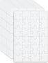 10 Sheets Blank Puzzle, 3.9 x 5.9 Inch Blank Jigsaw Puzzles Blank Puzzles 24 Pieces a Sheet All White Puzzle DIY Puzzle for Activity Wedding Birth...