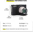 SX730 SX740 Camera Case,Canon powershot sx740 hs case,Anti-Scratch Slim Fit Lightweight Protective Case,Soft Silicone Case for Canon PowerShot SX7...
