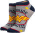 Bioworld Wonder Woman Ankle Socks 5-Pack for Women...