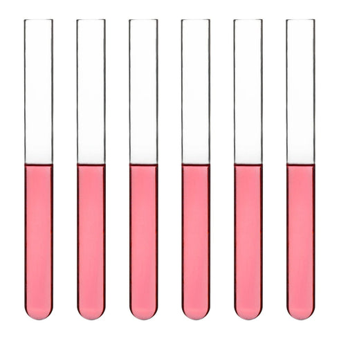 XCD Glass Test Tubes (20 Pack), Transparent Test Tubes Borosilicate Glass Round Bottom Test Tubes for Laboratory Cylindrical Tubes, 20 mm O.D. x 2...