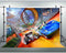 EOA 7(W) x5(H) FT Wheels Wild Hot Racer Photogarphy Backdrops Birthday Party Video Game Background Car Racing Kids Banner Photo Shoot Studio Props...