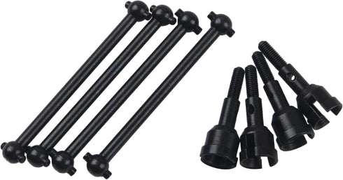 ShareGoo Steel Drive Shaft & Wheel Stub Axle Dogbones Adapter Axle Hub Compatible with WLtoys A959 A969 A979 K929 1/18 RC Car Buggy...
