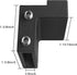 2PCS Barn Door Stopper for Sliding Barn Door Flat Track, Perfect Replacement Sliding Barn Door Hardware Accessories (Fit for Track: Width: 1-7/16 ...