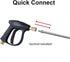 Pressure Washer Extension Wand, 17 Inch Stainless Steel 1/4 Inch Quick Connect Power Washer Lance, 1 Pcs...