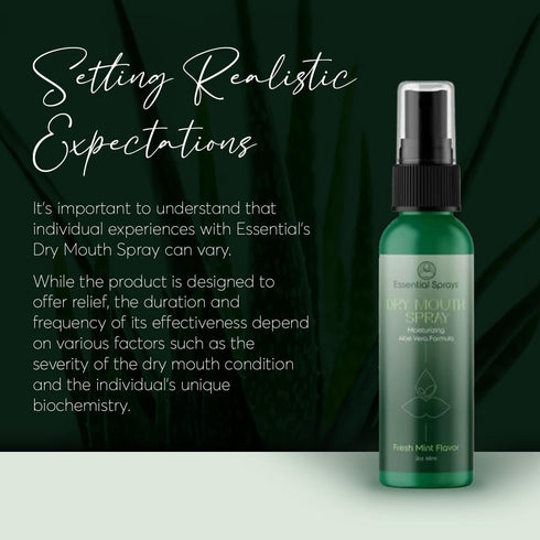 Dry Mouth Spray (2-Pack) - Moisturizing Aloe Vera Formula, Fresh Mint Flavor - Promotes Saliva Production & Soothes Dry Mouth - 2 fl. oz....