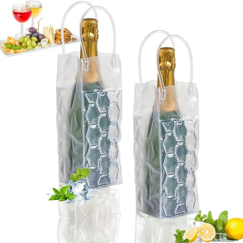 Wine Cooler Sleeve with Protector Instant Cooling and Keeps Your Drink Cold Keep Cool and Chill Champagne Wine, Wine Bottle Chiller Cooler for Red...