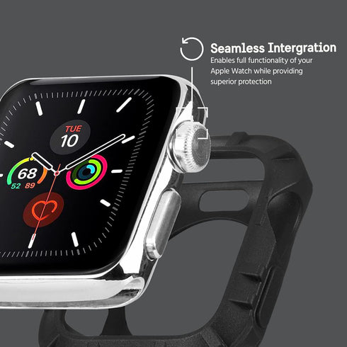 Pelican - Protector Series - Bumper for 38-40mm Apple Watch Series 1/2/3/4/5 - Black...