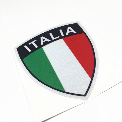 Car Styling Italy Flag Italia Car Sticker Decals Vinyl Tape Reflective 12x10cm...