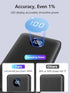Portable charger12000mAh External Battery Packs,Ultra Slim Small Power Bank Compact with Built-in Cables,22.5W USB C Fast Charging LCD Display Clu...