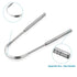3 PCS Metal Tongue Scraper, Tongue Scrapers for Adults, Stainless Steel Tounge Scrappers, Tounge Scraper, Portable Tongue Scrappers YLYL...
