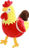 Large Stuffed Chicken- 12 Inch Large Chicken Stuffed Animal Plush Rooster - Plush Stuffed Animal Toy...