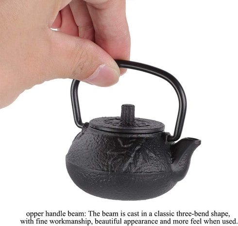 50ml Mini Iron Kettle Imitation Japanese Cast Iron Teapot Tea Set Beverage Serveware Teapots Coffee Servers Home Using...