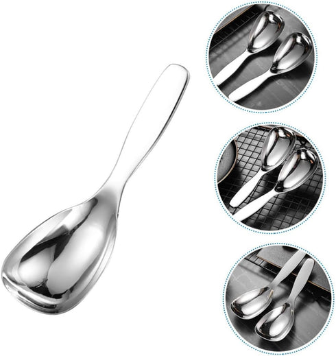 Serving Spoon Serving Spoon Appetizer Spoons Metal Serving Spoons Stainless Steel Serving Utensils Non Stick Rice Scooper Potato Spoon Food Servic...