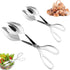 2 PACK Buffet Tongs,Stainless Steel Salad Tongs,Serving Tongs for Home Kitchen,Cake,Bread,Catering,Party,Barbecue,Seafood,Frying(10Inch and 8Inch)...