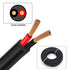 Oxygen-Free Copper 14AWG 2 Conductor Pure copper Flexible Electrical Wire Cable Stranded PVC 2Cord for Lighting Automotive (14AWG-2C, 25ft)...