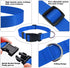 Blue Dog Collar Basic Adjustable Dog Collars for Puppy Small Medium Large Dogs Girls with Breathable Quick Release Nylon Pet Collar...