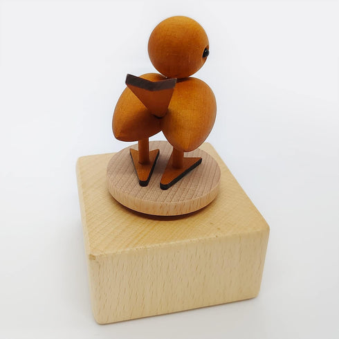 Cute Little Bird Mini Music Box, Little Animals Wooden Mechanical Music Box, The Music Box Gift That Sings by My Side, Best Gift for Boy Girl Frie...
